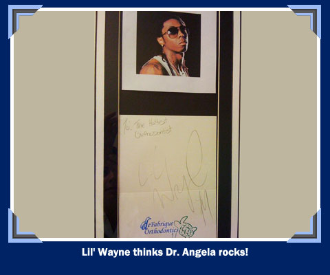 Lil Wayne thinks Dr. Angela deFabrique ROCKS!